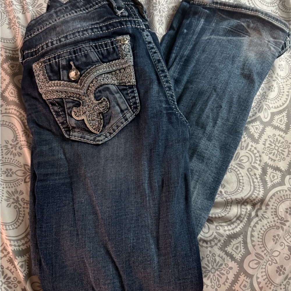 Rock Revival Dark Blue Boot Cut Jeans